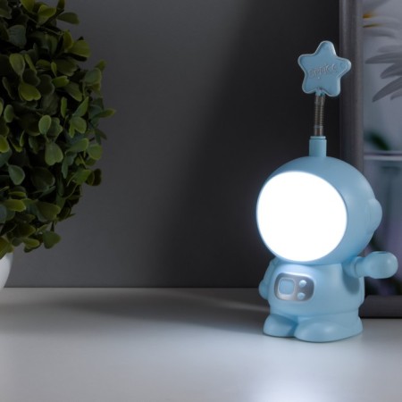 Table lamp "Astronaut with a star" MIX LED 3W USB AKB 9x7x19 cm Risalux-2