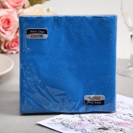 Paper Nev Line Fresco "Blue", 2 layers, 33*33 cm, 20 pcs.