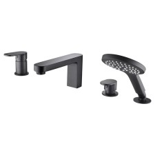 Wasserkraft Elbe 7455 bath mixer, single -leaf, on board, pour 188 mm, black
