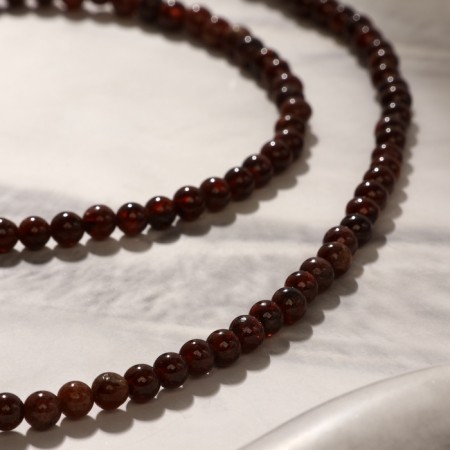 Beads ball No. 4 "Grenat", 50 cm-1