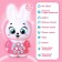 Developing toy "Musical Bunny", Light, Sound