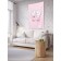 Decorative panel with photo printing "Hare in love", vertical, size 150x200 cm