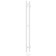 Room electrician Laris Prime Chec, 80x1200 mm, 2 crossbars, right, white