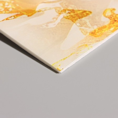 Self -adhesive panel 60*30cm marble white with gold-1