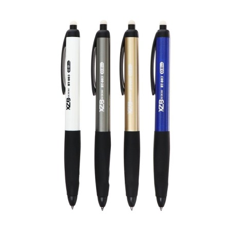 Ballic handle with erased ink, line 0.8 mm, blue rod with a rubber holder, Mix case-7