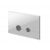 Cersanit Stero button, white, glossy, glass