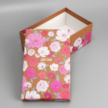 Set of boxes 6 in 1, gift packaging, “Flowers”, 12 x 7 x 4 - 22 x 14 x 8.5 cm-4