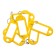 A set of key keycels, 50 pieces, 53 mm, yellow color