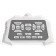 Interactive “Technobot” robot, sound and light effects, white color