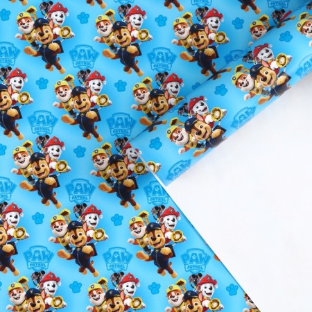 Packaging paper, 70x100 cm, puppy patrol-3