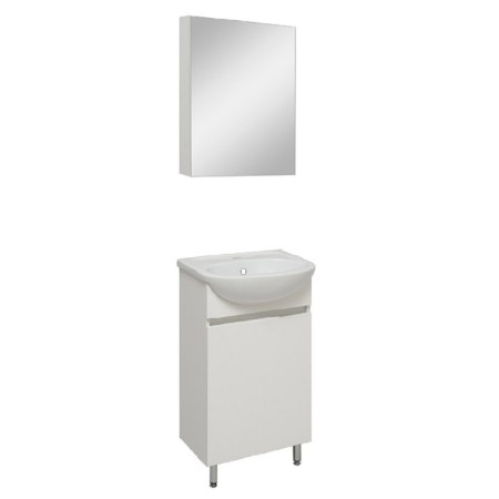 Bathroom mirror "Lada 40" white, 12 x 40 x 60 cm-2