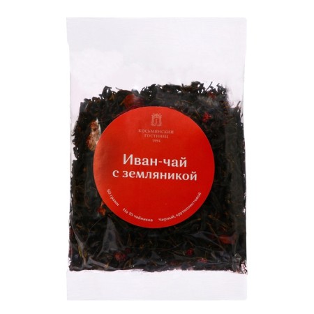Ivan-tea large-leaf with strawberries, 50 g