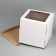 Box for a cake with a window, confectionery packaging "White" 29 x 29 x 30 cm
