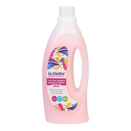 Washing gel la chista color for colored fabrics, 1 liter