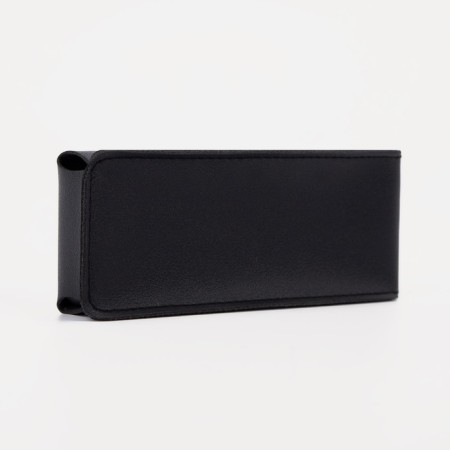 Case for glasses on the button, black color-1