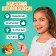 Board game "Come up with rhyme", 2-4 players, 5+