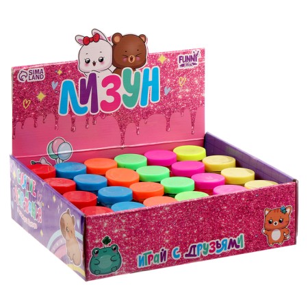 Lizun is a slime "heart", Mix colors-5