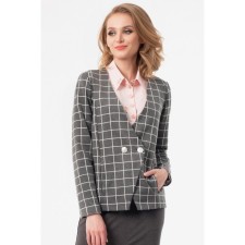 Female jacket, size 42, gray color