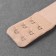 Brutter's clatter for a bra, 3 rows 2 hooks, 3.2 × 10.5 cm, 5 pcs, beige color