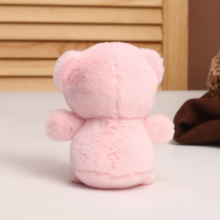Soft toy "Bear", with a bow, color mix-3