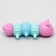 Chewing toy "caterpillar", tpr, 12.5 cm, mix of flowers