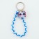 Key keychain children's cord "Asterisk" 15 x 6 cm