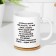 Sublimation mug "Happy Day of your dofigale", with application