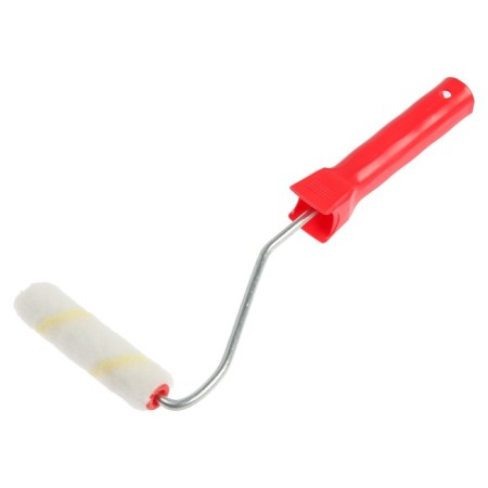 Mini-leaf, microfiber, 100 mm, handle d = 6 mm, d = 16 mm, pile 10 mm