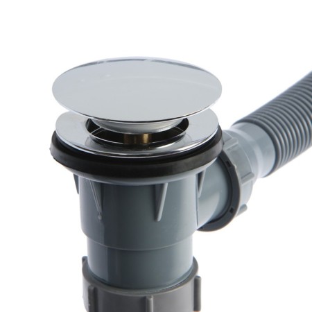 TIM BAS0270P (A) bath siphon, 1 1/2 "x40 mm, click-click, with a latch, plastic-1