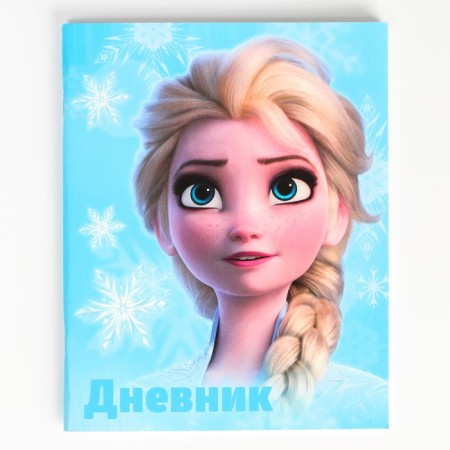 School diary, grade 1-11 in a soft cover, 48 liters of Elsa, cold heart-3