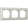 Frame for 3 posts WL07-FRAME-03, pearl color