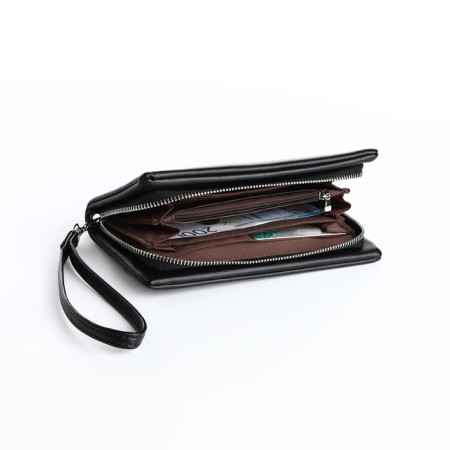 Women's wallet with lightning, black color-3