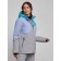 Ski jacket female winter, size 46, green color
