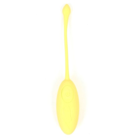 Vibroyaite Okopka, 7 x 3.5 cm, 10 modes, PDU, silicone, yellow-1