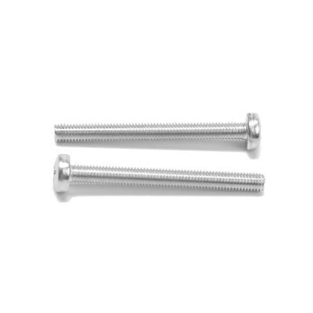 Screw, with a semicircular head, galvanized, Din7985, M5x50 mm, 400 pcs-2