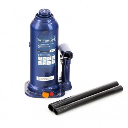 Hydraulic jack stels 51164, bottle, 6 tons, h lifting 207-404 mm