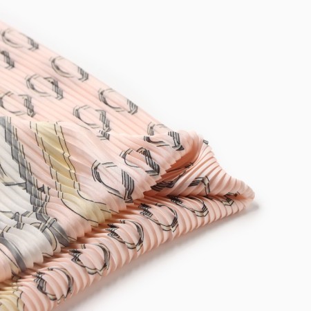 Platen women's scarf minku, 70*70, central pink-1