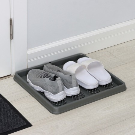 Shoe tray, 43.5 x 39 cm, small (gray)-5
