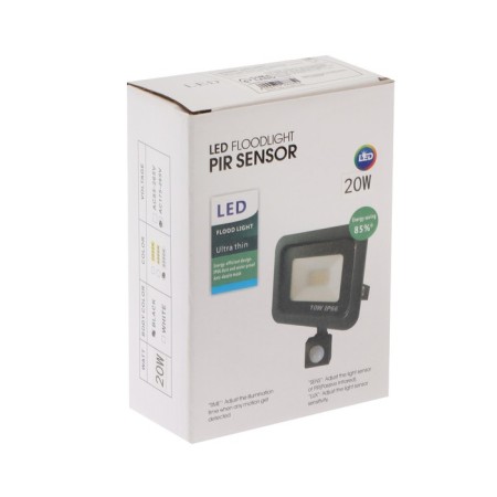 Flight LED, 20 W, 1800 lm, 6500k, traffic sensor, IP66-13