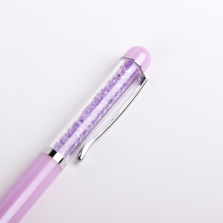 Gel pen Calligrata "rhinestones", 0.5 mm, blue, Mix case-5