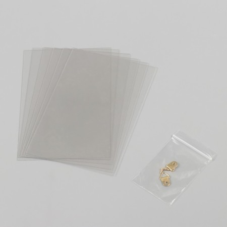 Photo frame LHDF "Our baby" 46x51 in 6 photos 10x15 cm, col. oak/white (plastic screen)-3