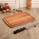Moil boat board with bloodstream 300x200 mm, 12mm, array