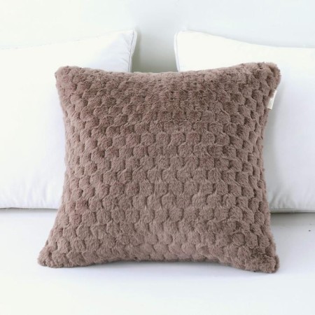 Pillowcase "Avril", size 45x45 cm, mokko color