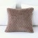 Pillowcase "Avril", size 45x45 cm, mokko color