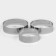 A set of baking forms and calculation "Circle", D-14, 16, 18, H-5 cm, 3 pcs