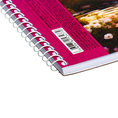 Album for drawing A4, 40 sheets, on the crest, "picturesque corners", covered cardboard, perforation for separation, block 100 g/m2, mix-3