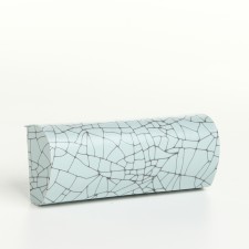 Case for glasses on the cracker, the color is turquoise