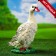 Garden figure "Duck" Belaya, 37x22cm