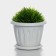 Pot with the pallet "Felicia", 1.8 l, the color is marble