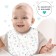 Badion of the children's baby I (packing 10 pcs., Gray edging)
